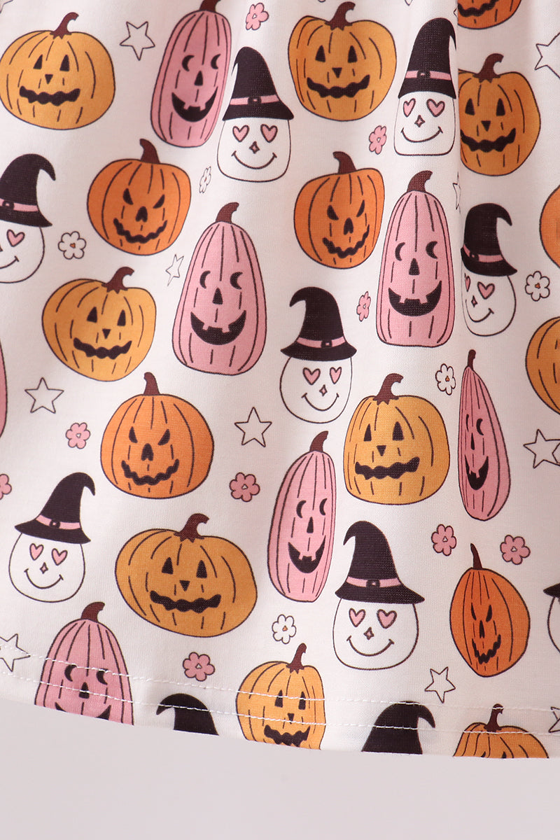 Pumpkin ruffle shorts sett/