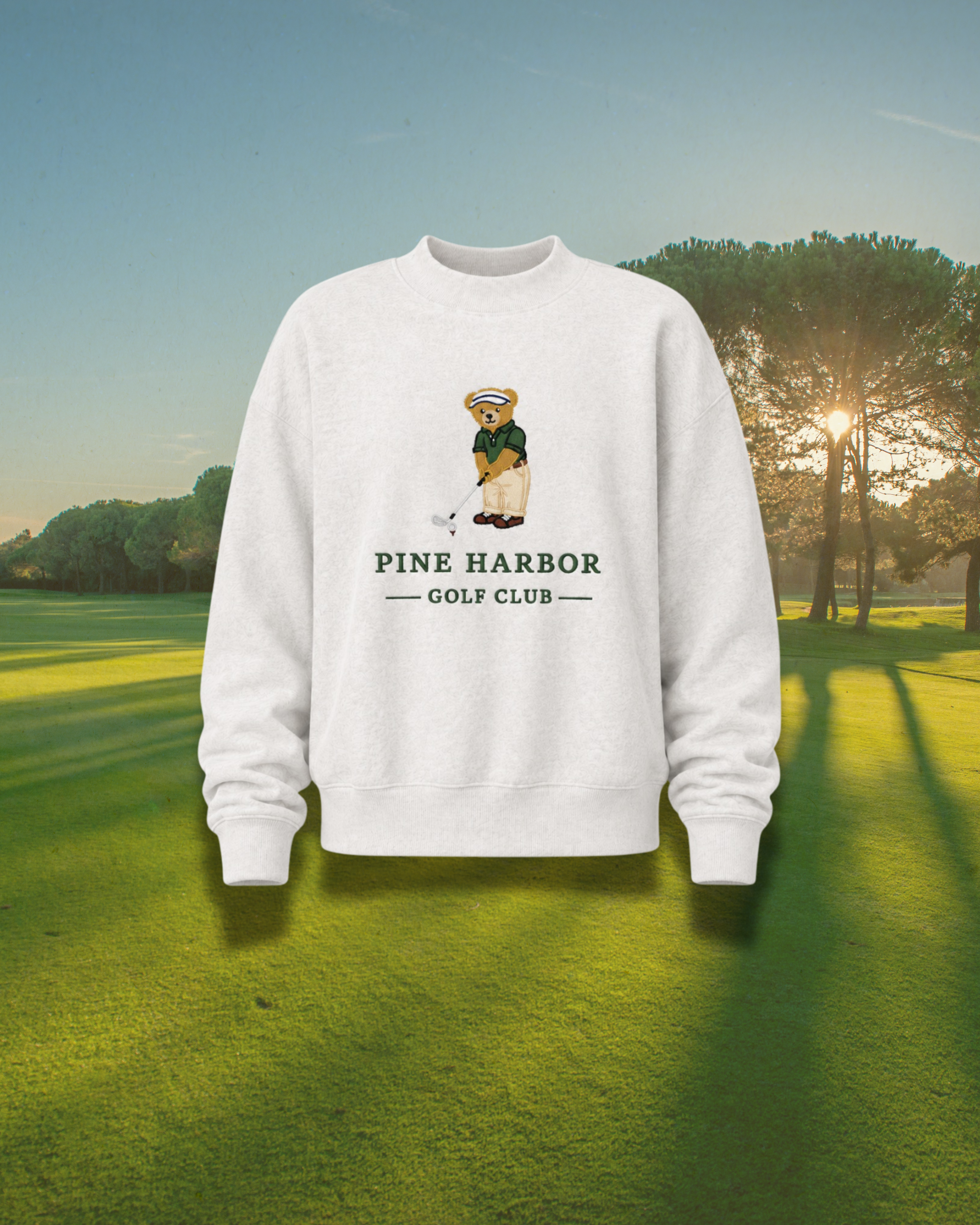 Pine Harbor Golf Club Mock Neck