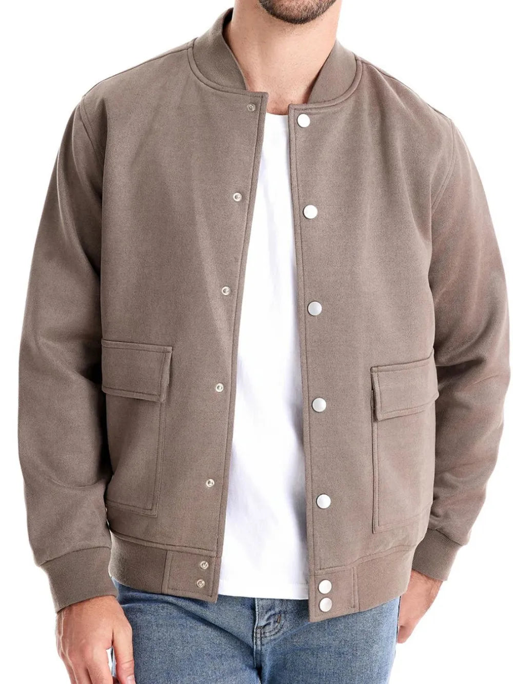 Men's Baseball Collar Snap Down / Jackette