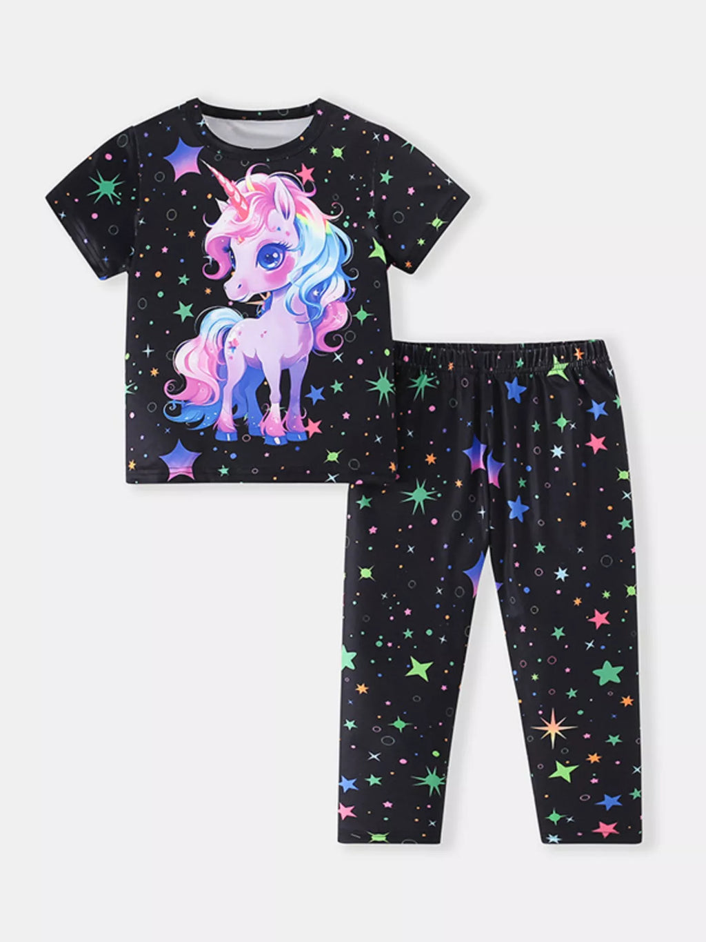 Children's Unicorn Starry Night Pajama Sette