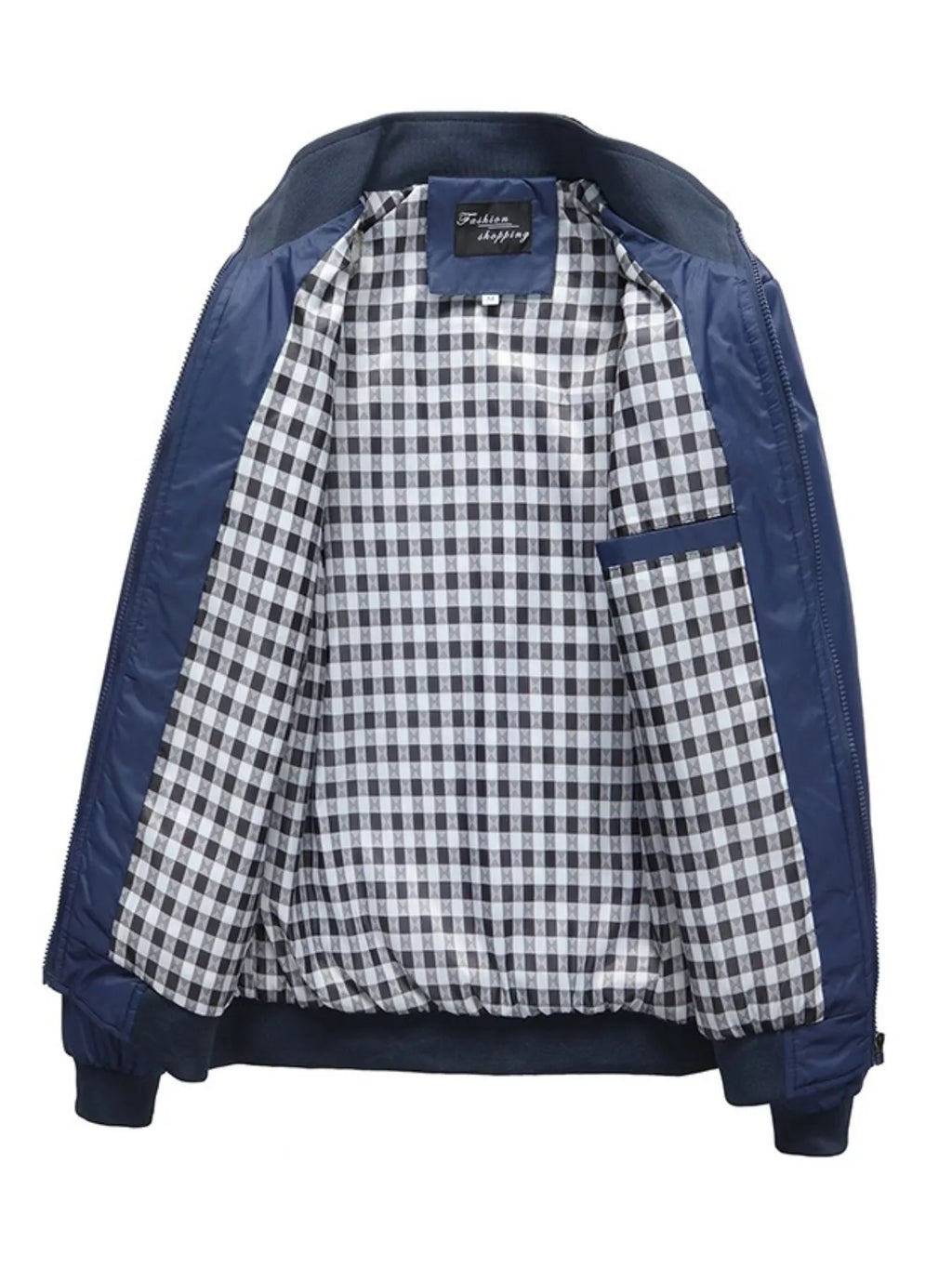 Men's Plus Size Casual Stand/. Collar Lightweight Jacket