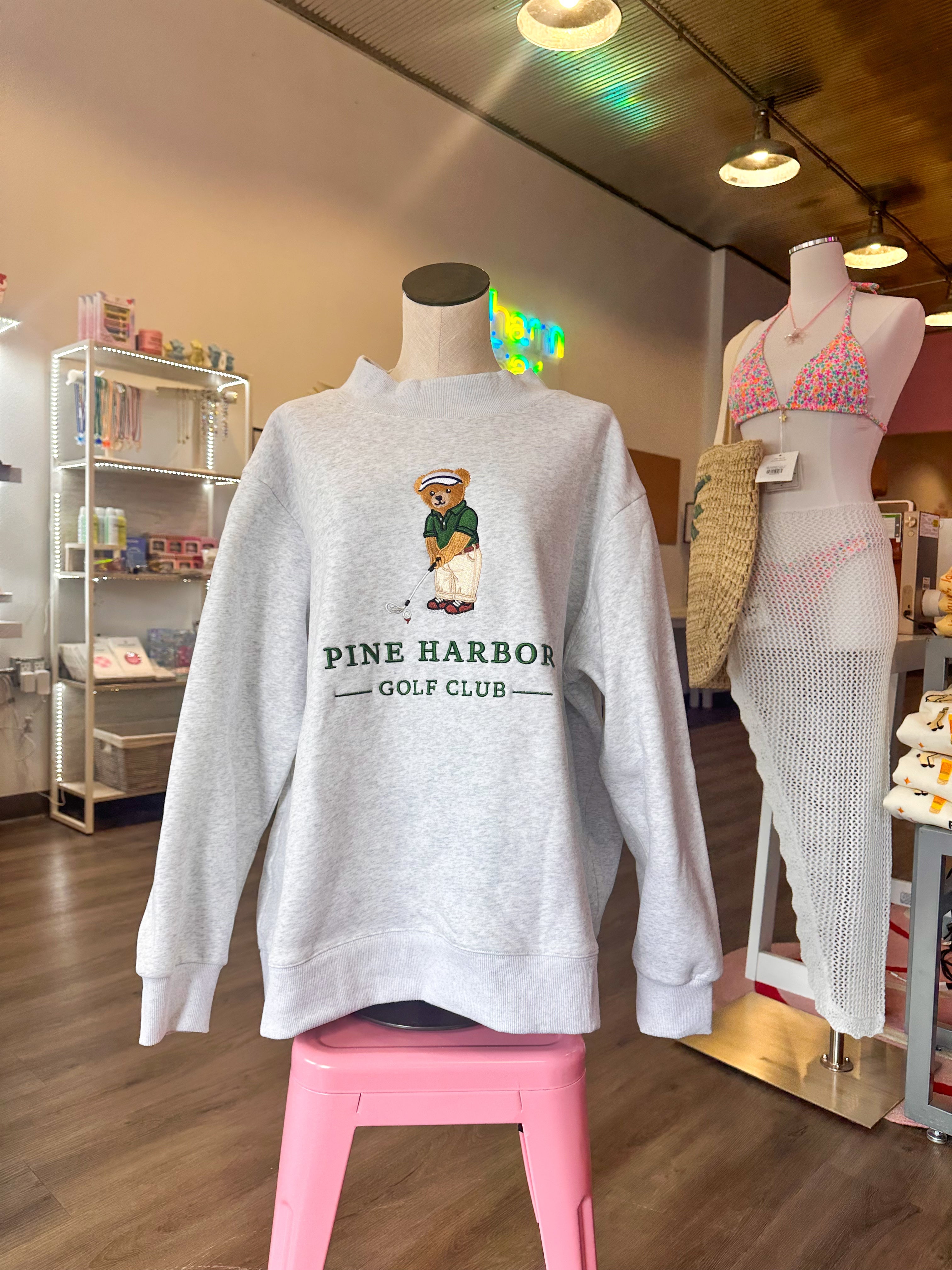 Pine Harbor Golf Club Mock Neck