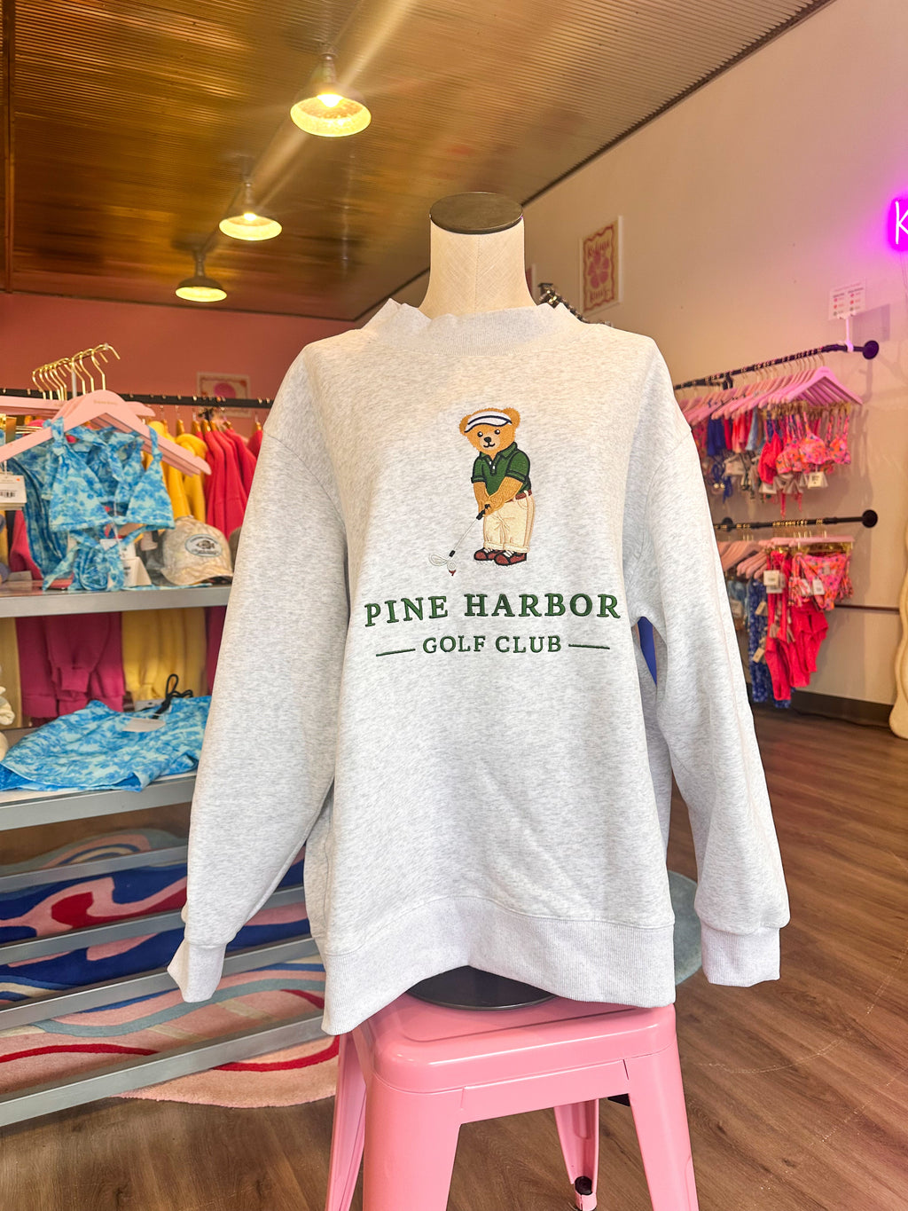 Pine Harbor Golf Club Mock Neck