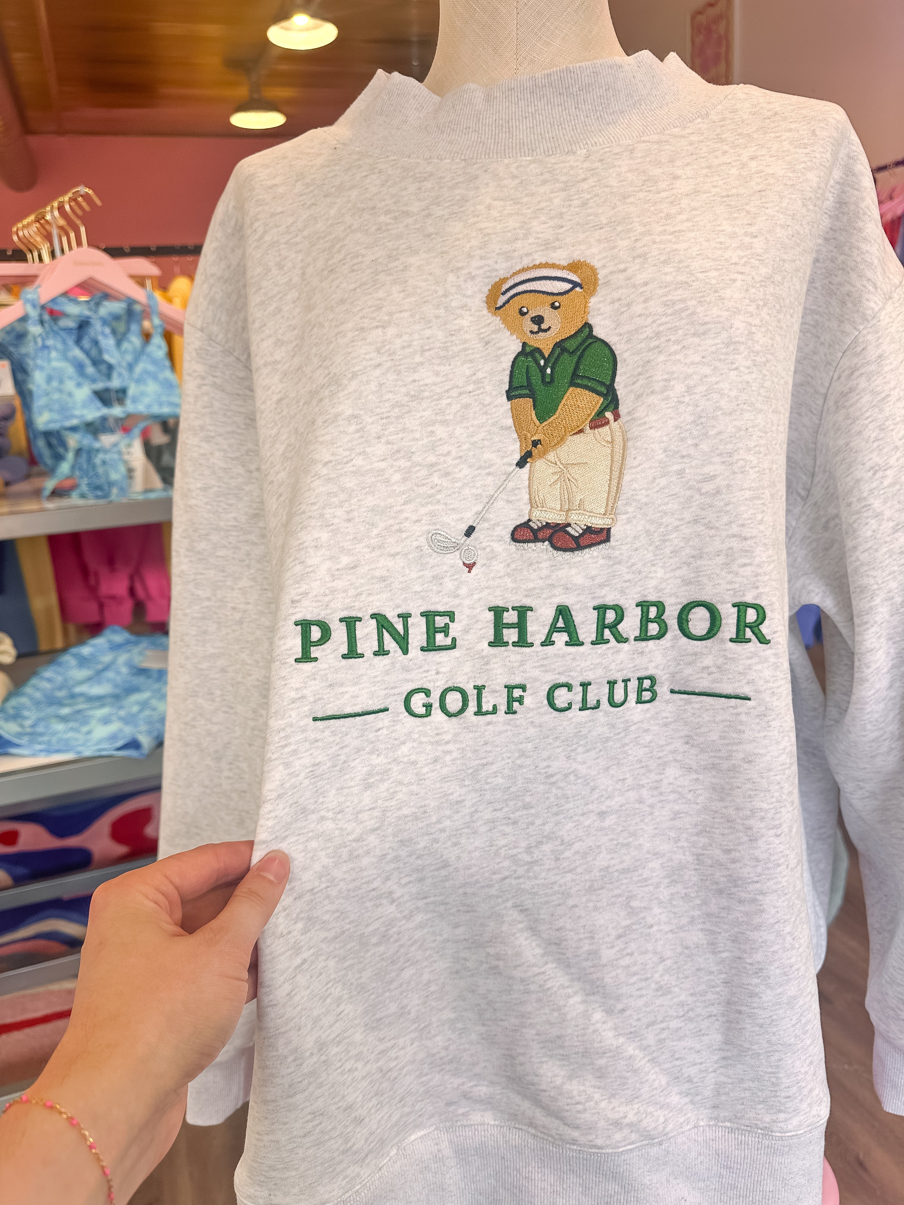 Pine Harbor Golf Club Mock Neck