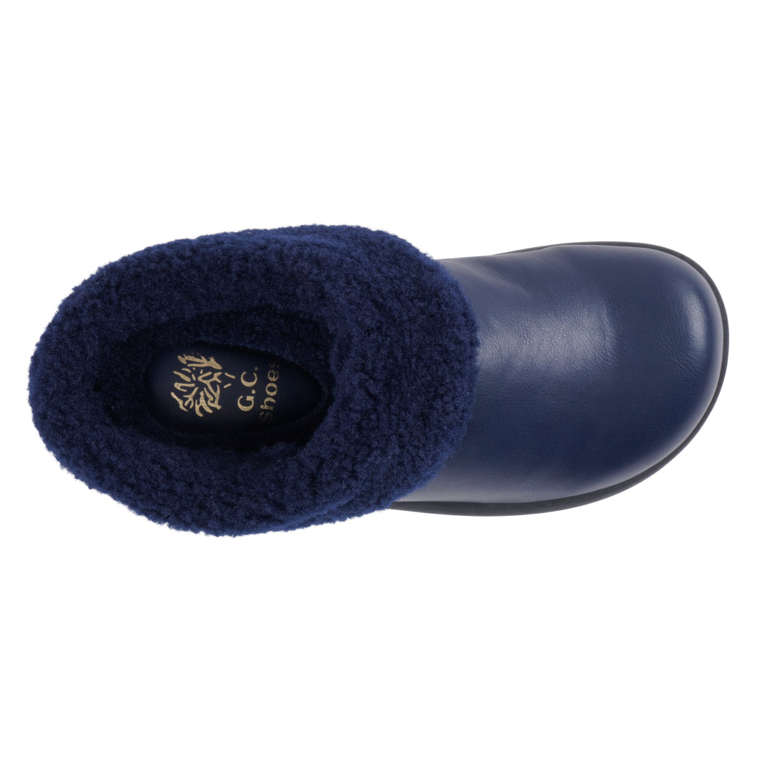 Women's Shari Navy Flat p