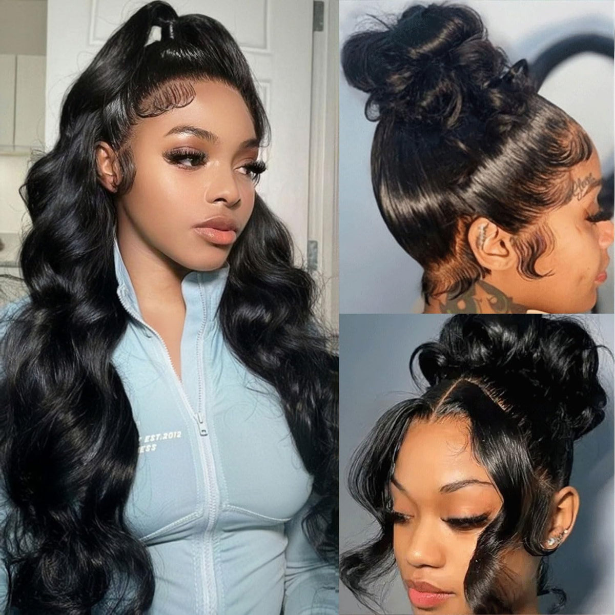 360 Lace Front Wigs Human Hair Body Wave 220 Density HD Lace Front Wigs Human Hair Pre Plucked With Baby Hair Full Lace Human Hair Wigs For Women Natural Hairline (220 Density 360 Wig 26 Inch)